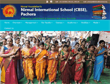 Tablet Screenshot of nirmalschool.org